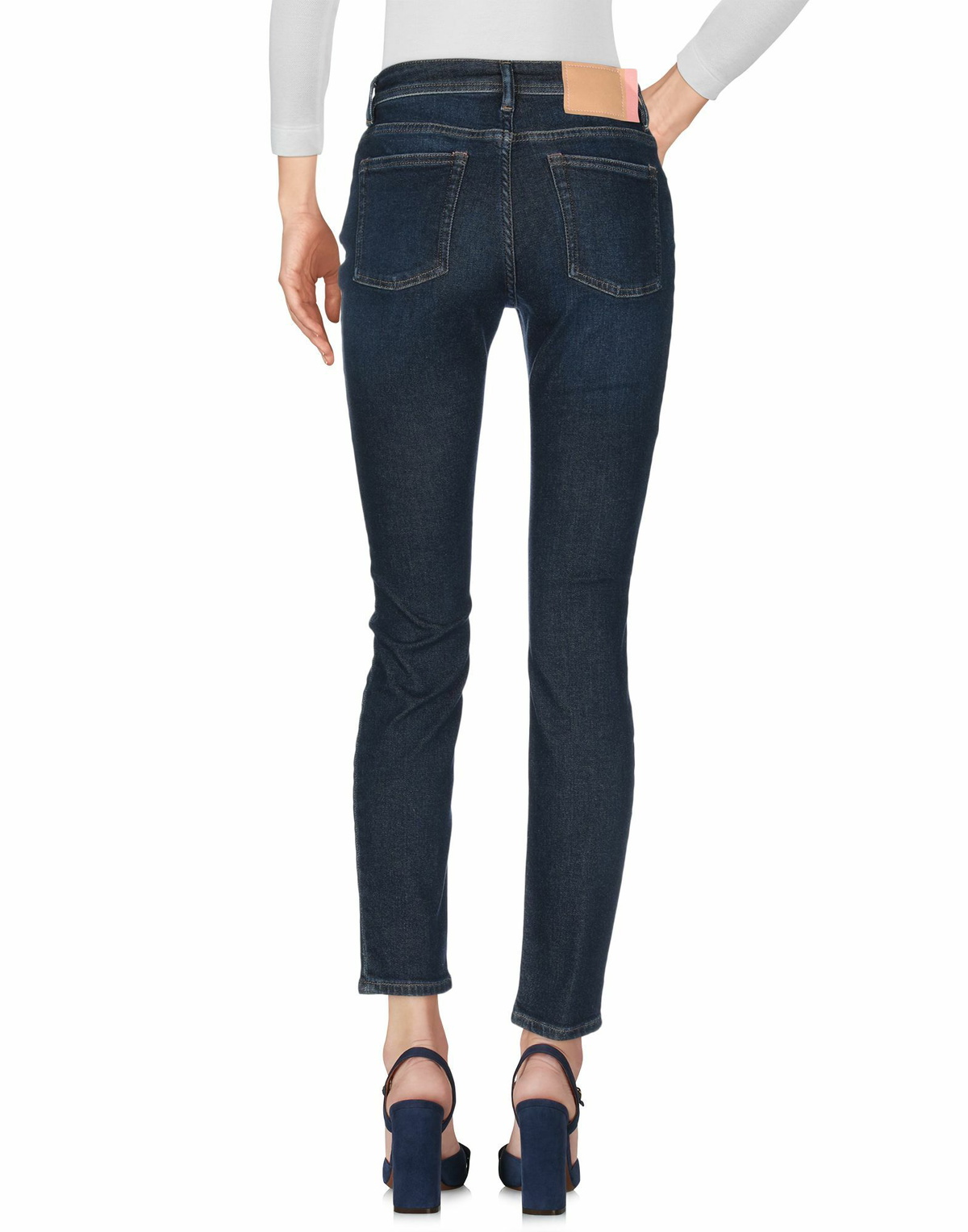 Acne Studios Blå Konst Womens Jeans in Blue