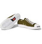 Converse - Jack Purcell OX Rubber-Trimmed Corduroy Sneakers - Army green