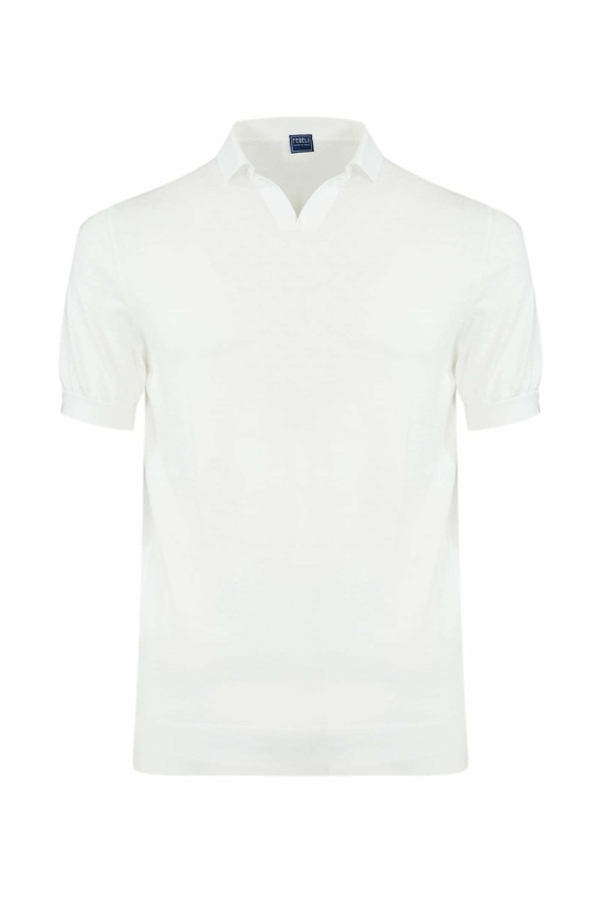 Photo: Fedeli Cotton Knit Polo