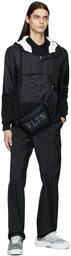 Valentino Garavani Black VLTN Neon Pouch