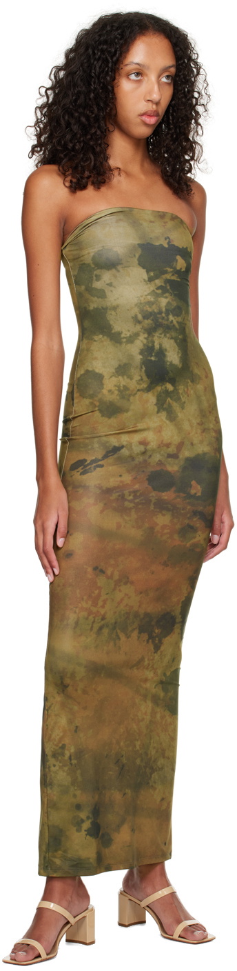 BINYA SSENSE Exclusive Brown Alicia Maxi Dress