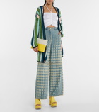 Loewe Paula's Ibiza striped cotton-blend cardigan