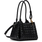 Bottega Veneta Black Small Parachute Bag