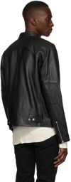 rag & bone Black Articulated Moto Leather Jacket