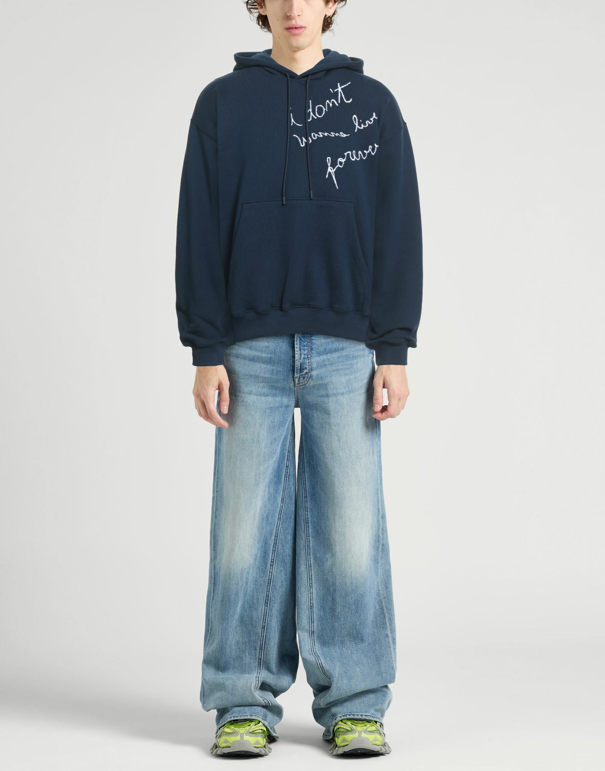 Msgm Mens Sweatshirt in Navy