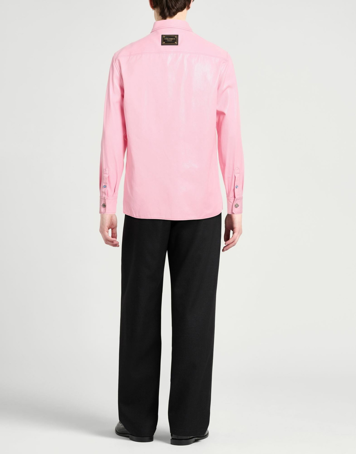 Dolce & gabbana Mens Denim shirt in Pink