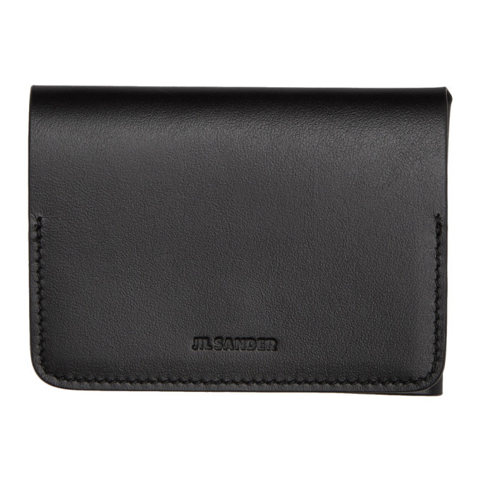 Photo: Jil Sander Black Folded Card Holder