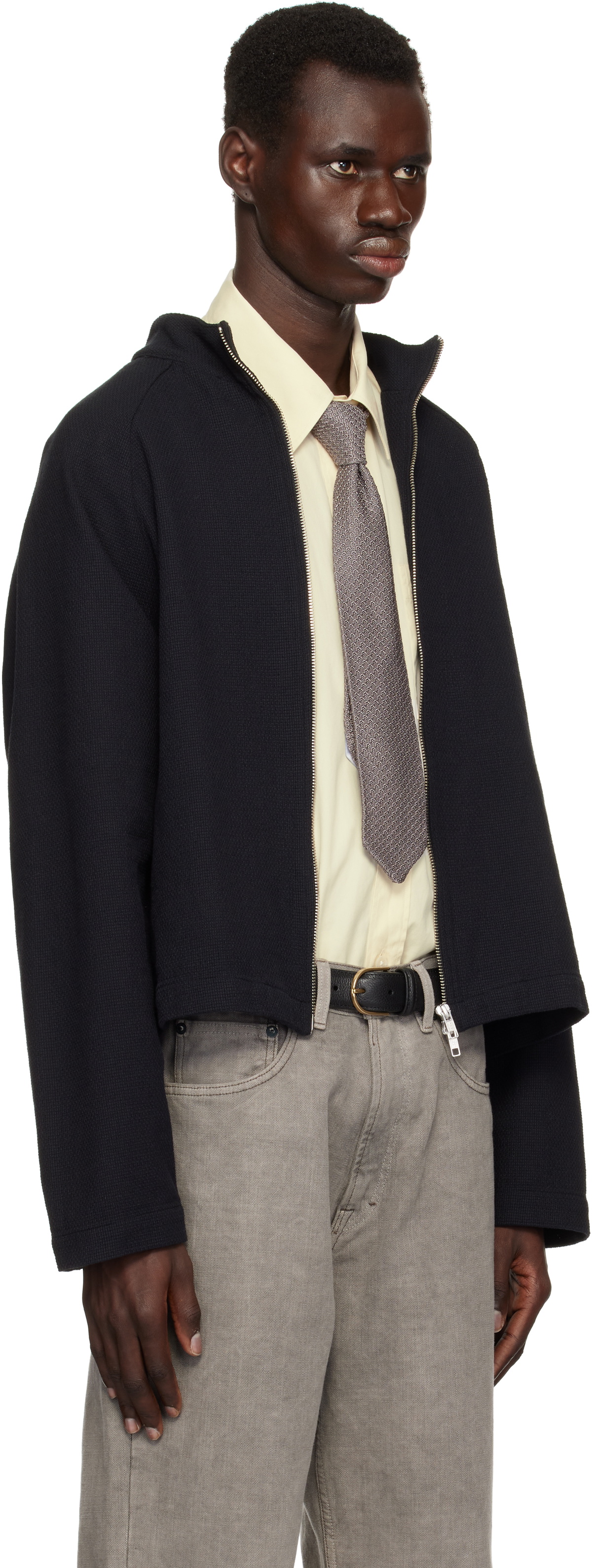 トップス mfpen knit mfpen Black Phrase Knit Sweater mfpen