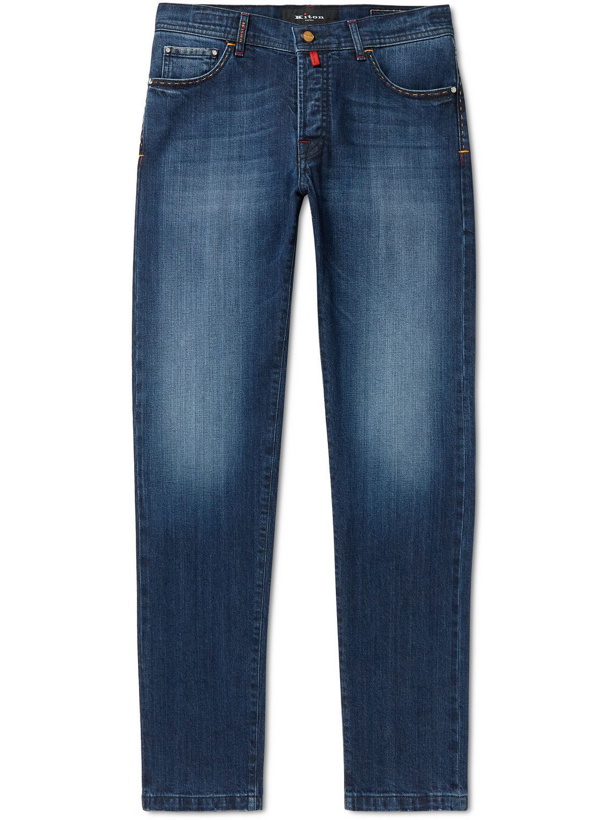 Photo: Kiton - Straight-Leg Jeans - Blue