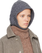 LISA YANG Gray Ylda Balaclava
