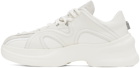 Wooyoungmi White Paneled Sneakers