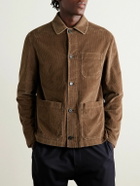Incotex - Cotton-Blend Corduroy Chore Jacket - Brown