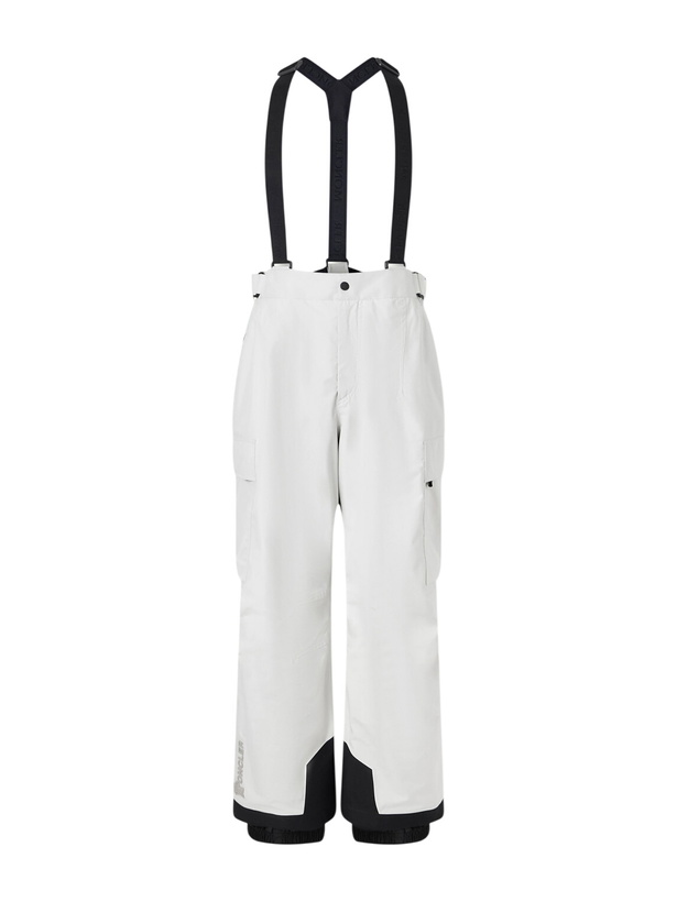 Photo: Moncler Grenoble - Wide-Leg Padded 3L GORE-TEX Ski Salopettes - White