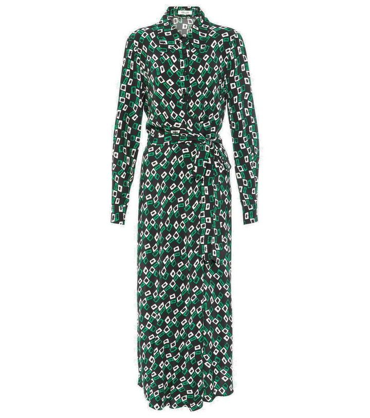 Photo: Diane von Furstenberg Tori printed crêpe wrap dress