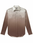 TOM FORD - Dégradé Silk-Satin Shirt - Pink