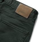 Incotex - Slim-Fit Stretch-Denim Jeans - Dark green