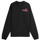 END. Coastal Board Repairs Long Sleeve T-Shirt in Black