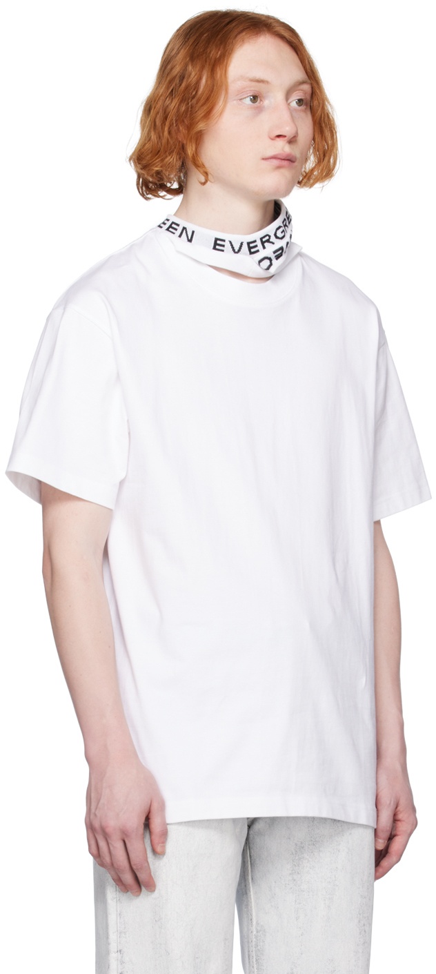 Y/Project White Triple Collar T-Shirt Y/Project