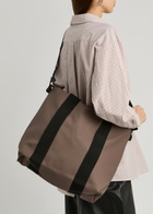 Rains Mini Rubberised Tote - Chocolate - One Size