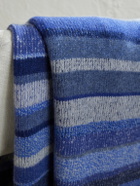 The Elder Statesman - Striped Knitted Cashmere Blanket