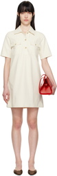 A.P.C. Off-White Selia Minidress