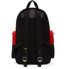 Burberry White and Red Large Nevis Backpack