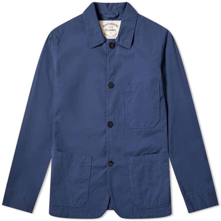 Photo: Portuguese Flannel Labura Chore Jacket Navy