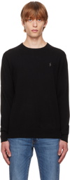 Polo Ralph Lauren Black Embroidered Sweater