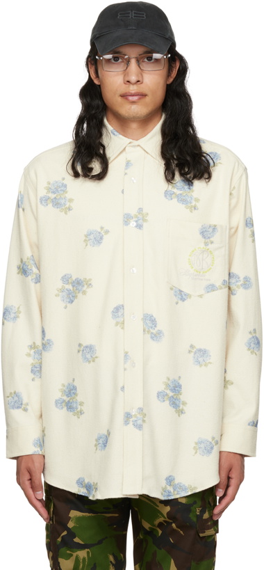 Photo: Martine Rose Off-White Floral Shirt