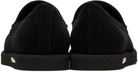 Max Mara Black Soft Moc Loafers