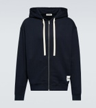 Jil Sander Logo cotton hoodie