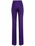 TOM FORD Wool & Silk Tailored Wide Pants