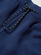 KAPITAL - Printed Cotton-Blend Jersey Sweatpants - Blue