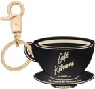 Maison Kitsuné Black 'Cafe Kitsuné' Cup Keyring