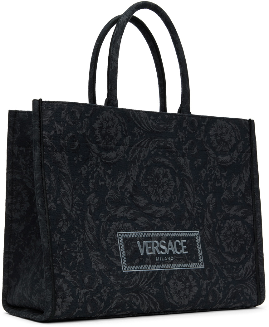 Versace hotsell black tote