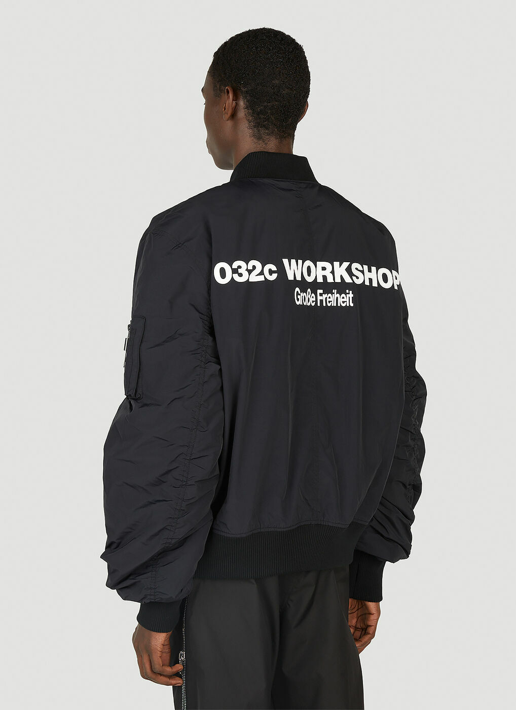 032C - The Grosse Bomber Jacket in Black 032c