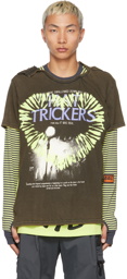 99% IS Yellow & Grey Hat Trickers Double T-Shirt