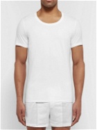 Hanro - Superior Mercerised Cotton-Blend T-Shirt - White