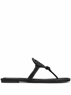 Tory Burch Black Miller Crystal-Embellished Flip Flops
