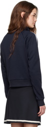 MSGM Navy Logo Track Jacket