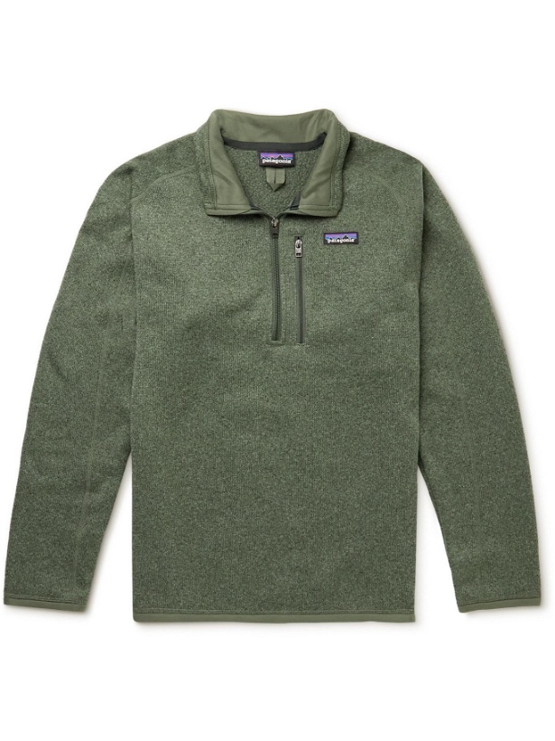 Photo: Patagonia - Better Sweater Recycled Knitted Half-Zip Sweater - Green