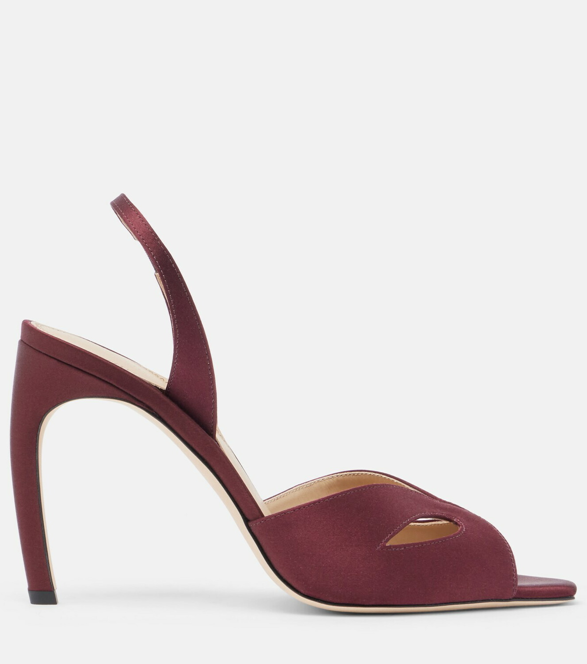 Victoria Beckham Harlow satin slingback sandals