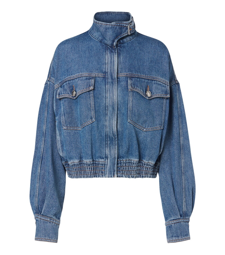 Photo: Sportmax Denim bomber jacket