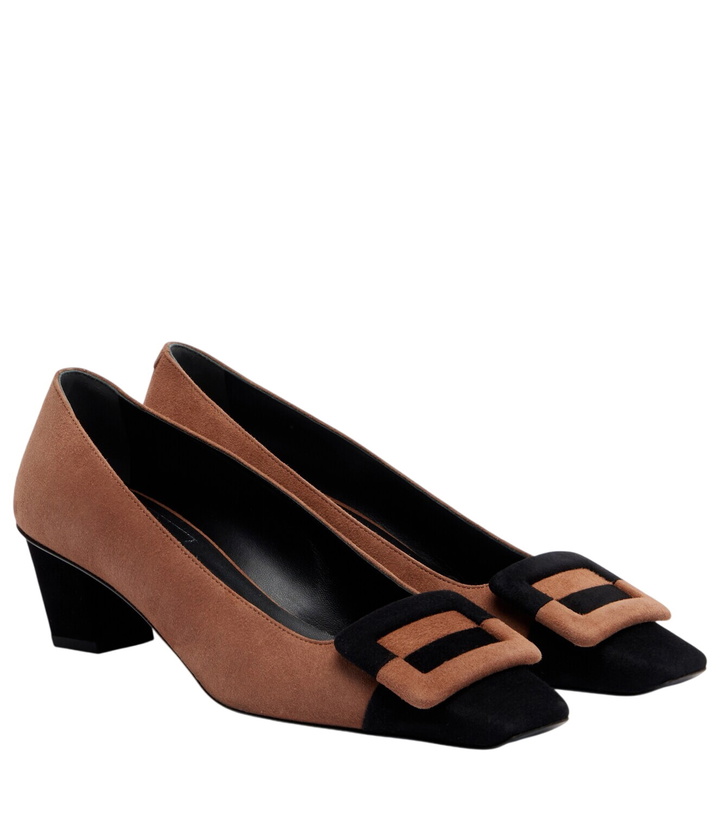 Photo: Roger Vivier Belle Vivier suede pumps