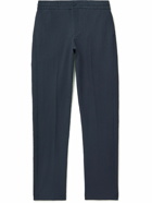 Orlebar Brown - Cornell Stretch-Cotton Seersucker Tapered Trousers - Blue