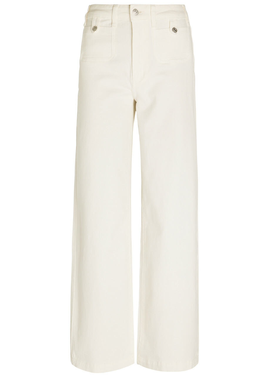 Paige Anessa Wide-leg Jeans White