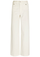 Paige Anessa Wide-leg Jeans White