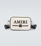 Amiri - Embroidered cotton canvas shoulder bag