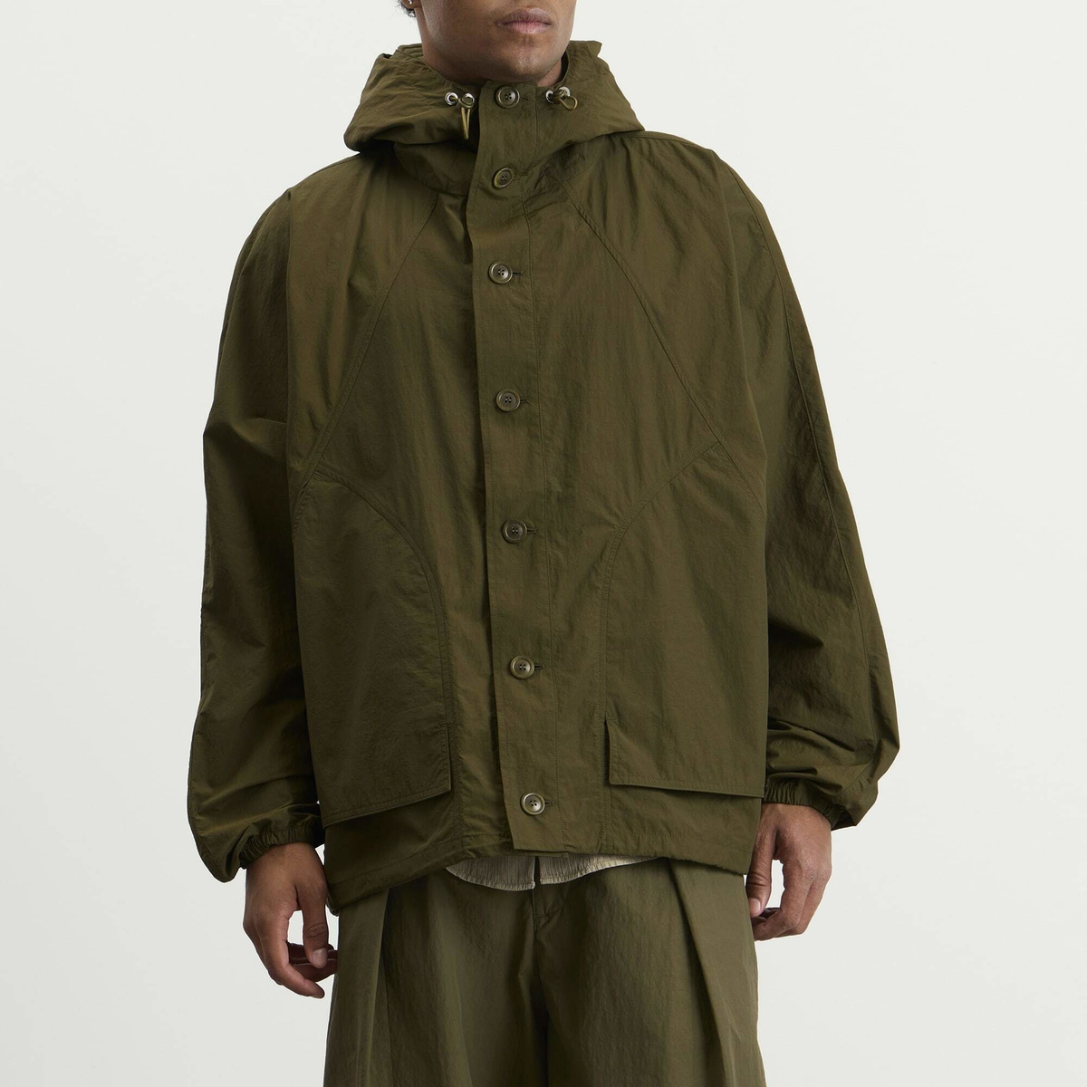 YMC Men's Nyco Bonehead Jacket - END. Exclusive in Dark Green