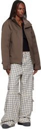The North Face Brown Mountain Range Down Jacket